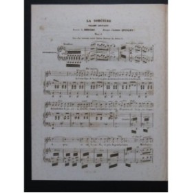 QUIDANT Alfred La Sorcière Nanteuil Chant Piano ca1840