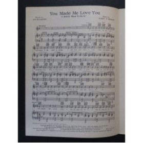 MONACO James V. You Made Me Love You Chant Piano 1940