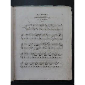 WACHS Frédéric La Norma Bellini Fantaisie Piano 4 mains ca1860
