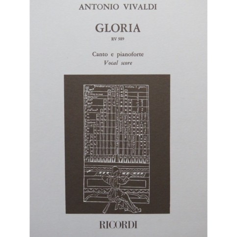 VIVALDI Antonio Gloria Chant Piano