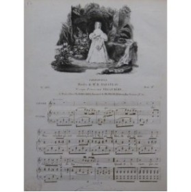BRUGUIÈRE Édouard Cantatille Chant Piano ca1830