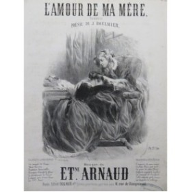 ARNAUD Etienne L'Amour de ma mère Nanteuil Chant Piano ca1860