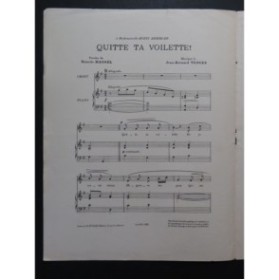 VERGEZ Jean-Bernard Quitte ta voilette Chant Piano