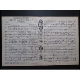 FREIRE Perez Schlaf ein, mein Blond-Engelein! Chant Piano 1926