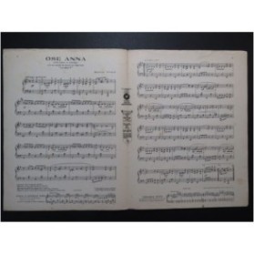 YVAIN Maurice Ose Anna Piano 1923