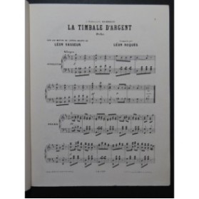 ROQUES Léon La timbale d'argent Piano ca1871