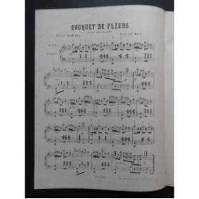 HESS J. Ch. Bouquet de Fleurs Piano ca1870