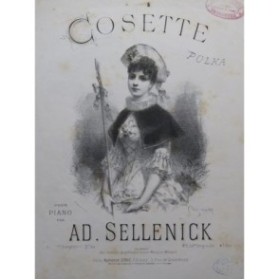 SELLENICK Ad. Cosette Piano ca1883