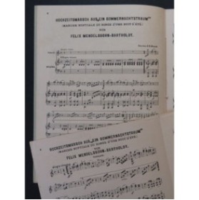 MENDELSSOHN Hochzeitsmarsch Marche Nuptiale Piano Violon
