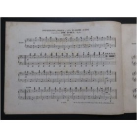 GUNG'L Joseph Sommerlust Polka Piano 4 mains ca1847