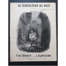 CLAPISSON Louis Le clocheteur de nuit Nanteuil Chant Piano ca1850