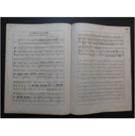 BAROILHET Paul La petite savoyarde Chant Piano ca1840