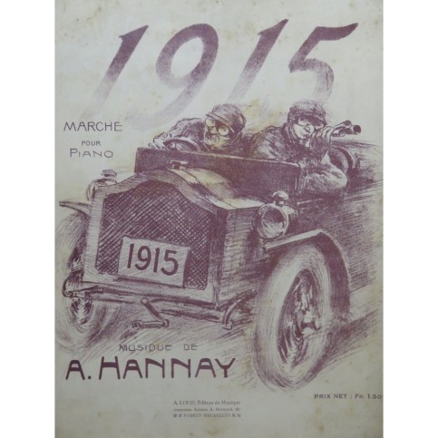 HANNAY A. 1915 Piano 1915