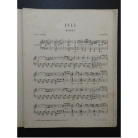 HANNAY A. 1915 Piano 1915