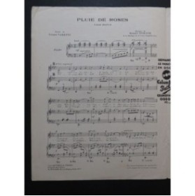 AVIGNON Robert Pluie de Roses Chant Piano 1929