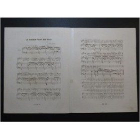 BÉRAT Frédéric Le Bonheur vient des cieux Chant Piano 1849