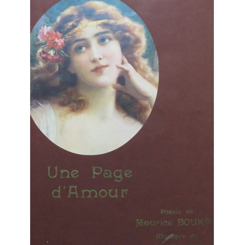 RICO Joseph Une page d'amour Piano 1927
