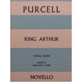PURCELL Henry King Arthur Opéra Chant Piano