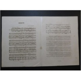 BÉRAT Frédéric Fanchette Chant Piano 1849