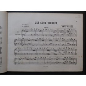 ARBAN Les Cent Vierges Quadrille Piano 4 mains ca1872