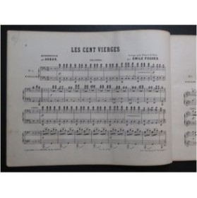 ARBAN Les Cent Vierges Quadrille Piano 4 mains ca1872