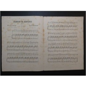 OFFENBACH Jacques La Chanson de Fortunio No 6 Ter Chant Piano XIXe