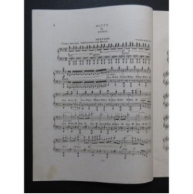 MARTIN Henry Faust de Gounod Potpourri Piano 4 mains ca1860