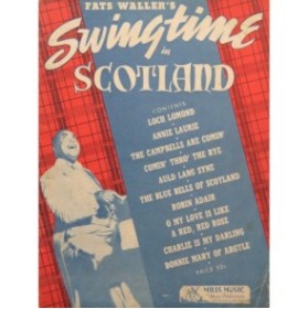 Fats Waller's Swingtime in Scotland 10 Pièces Piano 1938