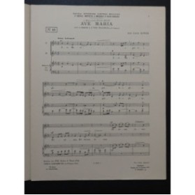 BOYER Louis Ave Maria Duo et Choeur Chant 1913