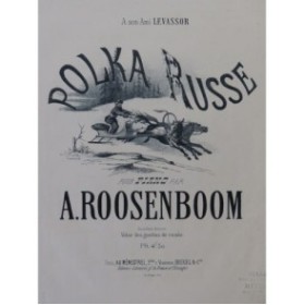 ROOSENBOOM André Polka Russe Piano ca1870