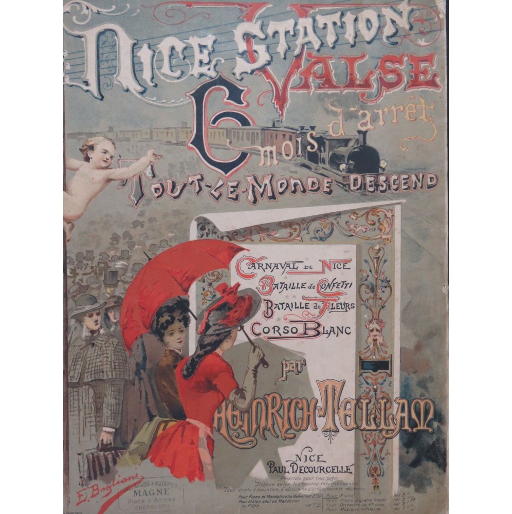 TELLAM Heinrich Nice-Station Piano ca1890