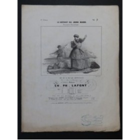 LAFONT C. P. Le départ du jeune marin Chant Piano ca1840