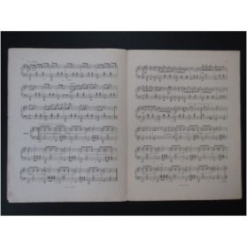 GANNE Louis La Czarine Mazurka Russe Piano ca1890