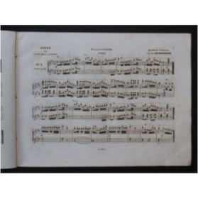 LE CARPENTIER Adolphe Satan ou Le Diable à Paris Piano 4 mains ca1850