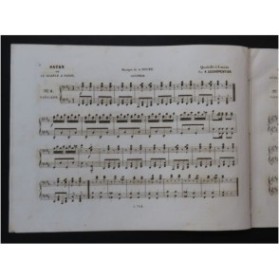 LE CARPENTIER Adolphe Satan ou Le Diable à Paris Piano 4 mains ca1850