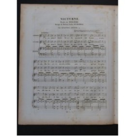 DUCHAMBGE Pauline Nocturne Piano Chant 1835
