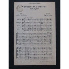 COOLS Eugène Chanson de Barberine Ballade Choeur Chant