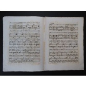 DE CROZE Ferd. Le Guerrier Gaulois Chant Piano ca1850