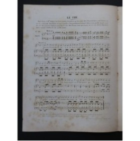 PLANTADE Charles Le Thé Chant Piano ca1830