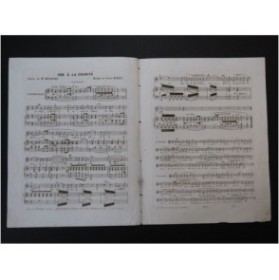 MARTIN D. Ode à la charité Chant Piano ca1845