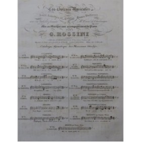 ROSSINI Gioachino L'Orgia Chant Piano ca1830