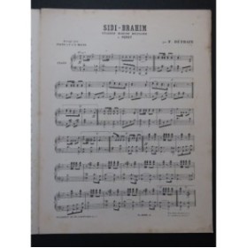 DÉTRAIN F. Sidi Brahim Piano 1912