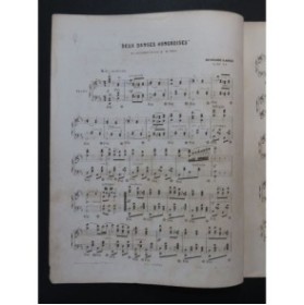 LANGE Gustave Danse Hongroise Populaire No 2 Piano 1878