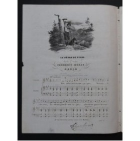 BÉRAT Frédéric Le Pâtre du Tyrol Chant Piano ca1840