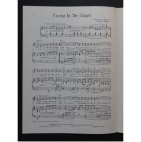 GLENN Artie Crying in the chapel Chant Piano 1953