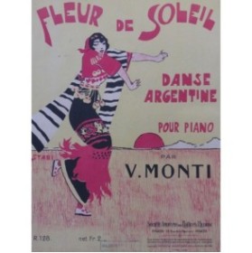 MONTI V. Fleur de Soleil Piano 1914
