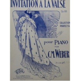 WEBER C. M. Invitation à la Valse Piano