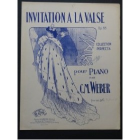 WEBER C. M. Invitation à la Valse Piano