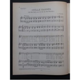 FRAGSON H. Odille Hansen Chant Piano 1916
