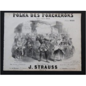 STRAUSS Johann Polka des Porcherons Piano ca1840